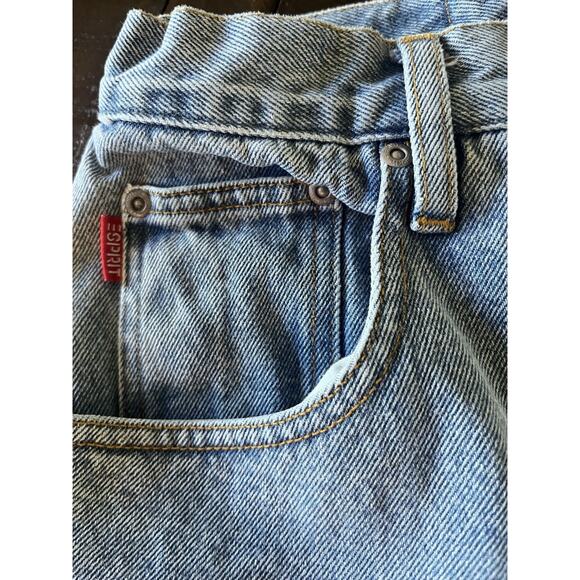Vintage Esprit Jeans High Waist Light Wash 90’s Y2K Size 11/12 12 Tapered Leg - Picture 6 of 15